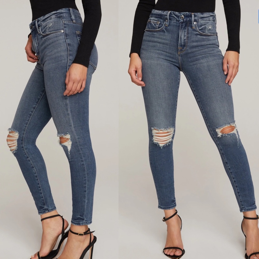 Good American - Good Legs Crop. AH